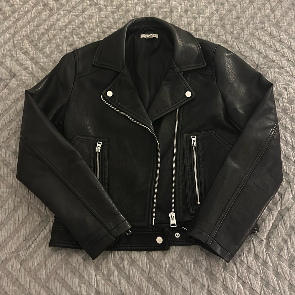 Topshop leather jacket
